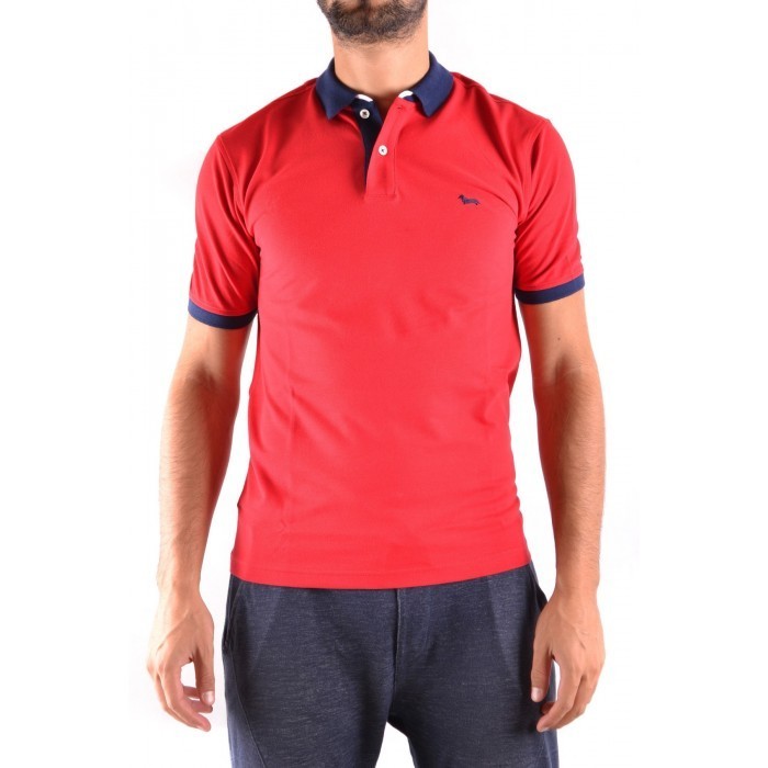 Tricou Polo Barbati Harmont&blaine Rosu 103022 foto mare Tricou Polo Barbati Harmont&blaine Rosu 103022 foto mare