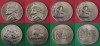 USA SUA █ SET COMPLET COMEMORATIV DE MONEDE █ 5 Cents x4 buc █ 2004-2005 █ UNC, America de Nord