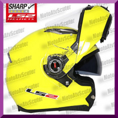 CASCA MOTO LS2 FF370 Flip-Up cu Ochelari de Soare foto