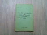 NOTIUNI DE ISTORIE SFINTA A VECHIULUI SI NOULUI TESTAMENT - Ene Braniste - 1991, Alta editura