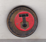 bnk ins Insigna Expozitia tehnica a RF Germania 1965 - ac cu clema