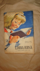 Limba rusa manual pentru clasa a 6-a 185pagini/an 1962 foto