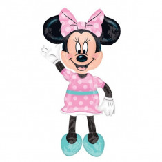 Balon folie metalizata Air-Walker Minnie Mouse Pink 52&amp;quot; -137cm foto