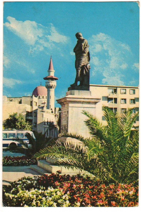 CPI B 10610 CARTE POSTALA - CONSTANTA. STATUIA LUI OVIDIU