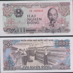 bnk bn Vietnam 2000 dong 1988,necirculata