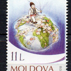 MOLDOVA 2018, Postcrossing, serie neuzata, MNH