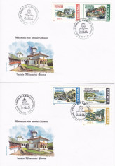 ROMANIA 1998 LP 1475 MANASTIRI DIN NORDUL OLTENIEI FDC foto