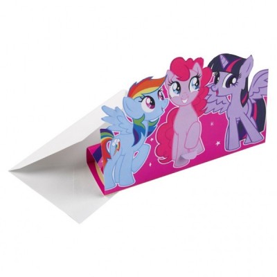 8 Invitatii Cu Plicuri Pentru Petrecere My Little Pony Arhiva