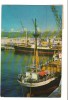 CPI B 10611 CARTE POSTALA - CONSTANTA. VEDERE DIN PORT, BARCA, VAPOR, Circulata, Fotografie