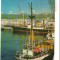 CPI B 10611 CARTE POSTALA - CONSTANTA. VEDERE DIN PORT, BARCA, VAPOR