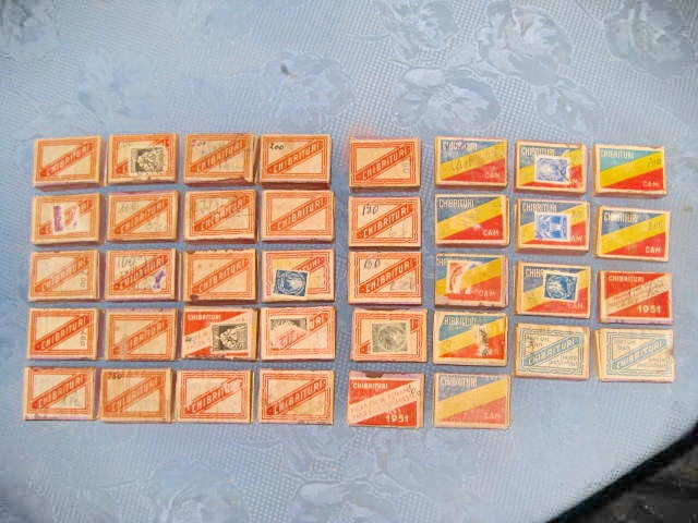 Set 38 Cutii chibrite Romania socialista anii 1948-1955.