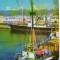 CPI B 10609 CARTE POSTALA - CONSTANTA. VEDERE DIN PORT, BARCA, VAPOR