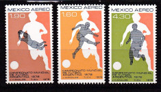 Mexic 1978 sport fotbal MI 1588-90 MNH w51 foto