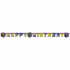 Banner Party Testoasele Ninja Happy Birthday 1.8m foto