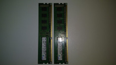 Memorie 2 x 2 Gb Ram DDR3 Samsung / Dual chanell / 1600 Mhz PC3-12800U (O14) foto