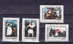 ROMANIA 1996 LP 1400 MASTI POPULARE SERIE MNH foto