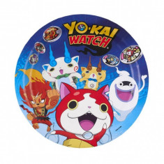 8 Farfurii Yo-kai Watch Party 23cm foto