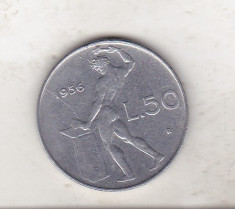 bnk mnd Italia 50 lire 1956 foto