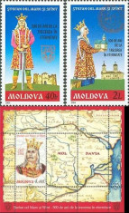 MOLDOVA 2004, Stefan cel Mare si Sfant, serie neuzata, MNH foto