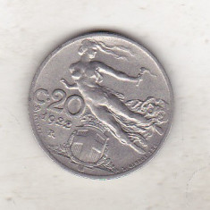 bnk mnd Italia 20 centesimi 1922