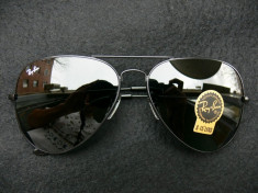 OCHELARI DE SOARE RAY BAN AVIATOR 3025 LENTILA DEEP BLACK (WAYFARER CLUBMASTER) foto