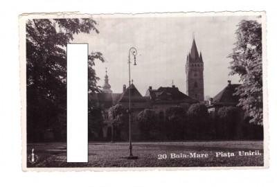 CP Baia Mare - Piata Unirii, circulata 1938, stare foarte buna foto