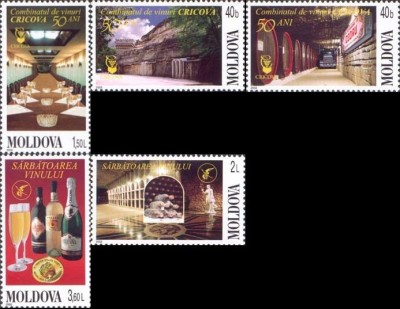 MOLDOVA 2002, Vinicultura, serie neuzată, MNH foto