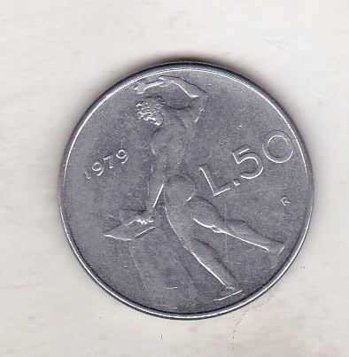 bnk mnd Italia 50 lire 1979