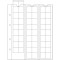 File PVC de rezerva OPTIMA pentru 54 monede de dim. 20 mm - 5 buc. in packet