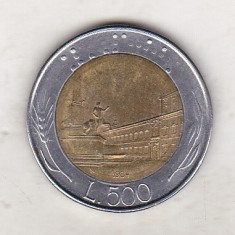 bnk mnd Italia 500 lire 1984 bimetal