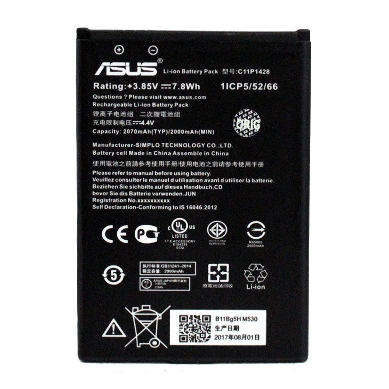 Acumulator ASUS ZenFone 2 Laser Selfie ZE601KL ZE550KL ZD551KL cod  C11P1428, Li-ion | Okazii.ro