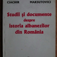 Studii si documente despre istoria albanezilor .../Ciachir Maksutovici dedicatie
