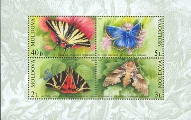 MOLDOVA 2003, Fluturi, serie neuzata, MNH foto