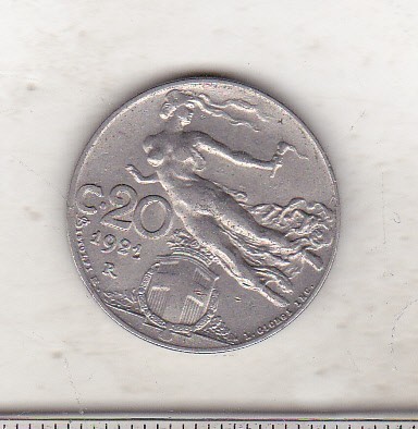 bnk mnd Italia 20 centesimi 1921