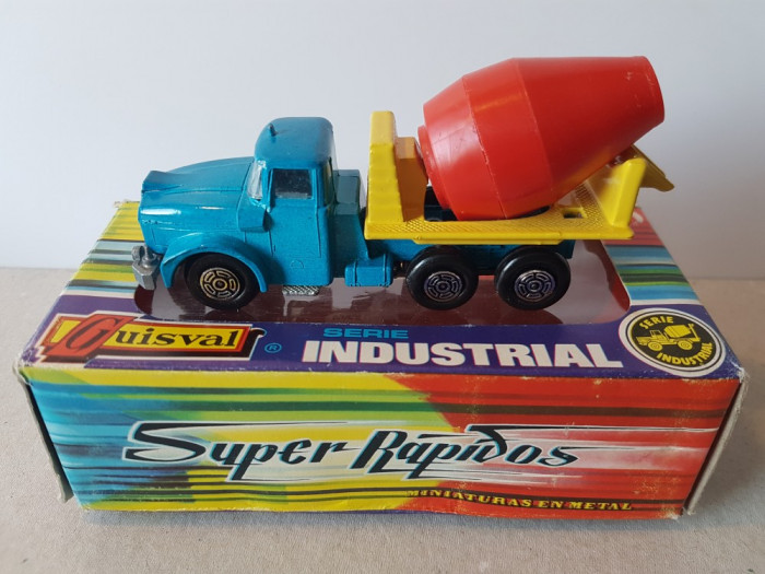 Guisval camion autobetoniera, Super Rapidos, Serie Industrial 175, Spania 1972