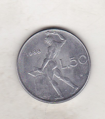 bnk mnd Italia 50 lire 1988
