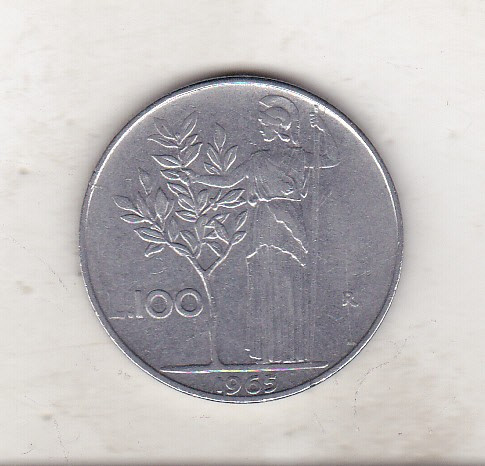 bnk mnd Italia 100 lire 1965
