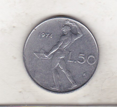 bnk mnd Italia 50 lire 1974 foto