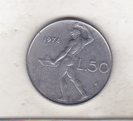 bnk mnd Italia 50 lire 1974