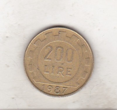 bnk mnd Italia 200 lire 1987 foto