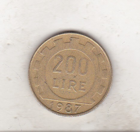 bnk mnd Italia 200 lire 1987