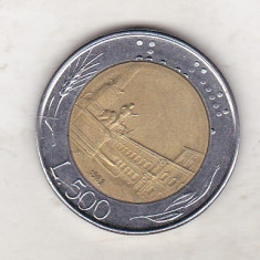bnk mnd Italia 500 lire 1983 bimetal