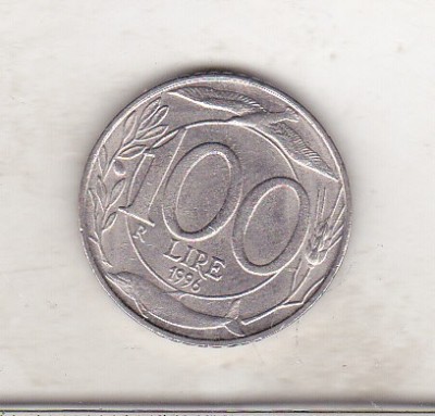 bnk mnd Italia 100 lire 1996 foto