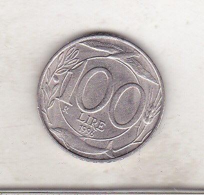 bnk mnd Italia 100 lire 1996