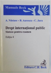 DREPT INTERNATIONAL PUBLIC , SINTEZE PENTRU EXAMEN , EDITIA A IV-A de A. NASTASE ... C. JURA , 2006 foto