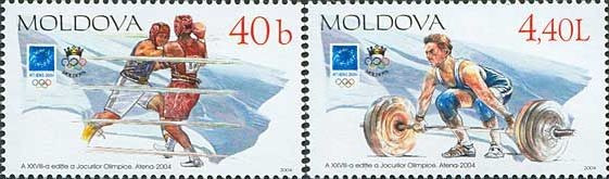 MOLDOVA 2004, Sport, J. O. Atena, serie neuzată, MNH