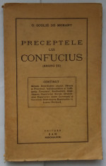 Preceptele Lui Confucius (Krong Te) - G. Soulie de Morant (interbelica) foto