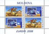 MOLDOVA 2008, EUROPA CEPT, bloc neuzat, MNH, Nestampilat
