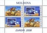 MOLDOVA 2008, EUROPA CEPT, bloc neuzat, MNH