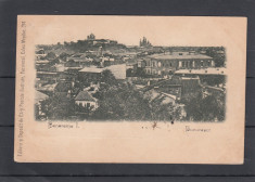 BUCURESTI VEDERE GENERALA PANORAMA I. CLASICA CIRCULATA 1899 foto